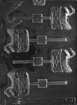 Flat Hen In Basket Lolly Mold - Lpe024