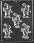 Bunny With Basket Egg Mold - Lpe076