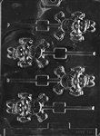Happy Bunny With Carrot Lolly Mold - Lpe086