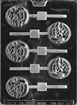 Basket With Flower Lolly Mold - Lpe150