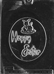 Large Oval Happy Easter  Mold - Lpe173