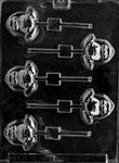 Small Flop Earred Bunny Lolly Mold - Lpe186