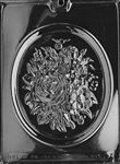 Oval Framed Flowers Mold - Lpf029