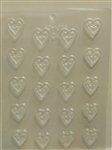 1" Heart With Flower Mold (90-1038)