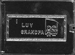 I Luv Grandpa Card Mold - Lpg008