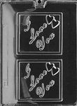 I Love You Card Mold - Lpg044