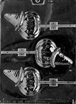 Jack O Lantern With Hat Lolly Mold - Lph019