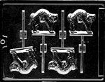 Cat Lolly Mold - Lph022