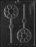 Round Disc Flower Lolly Mold - Lpk110