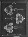 Pumpkin Coach Lolly Mold - Lpk152