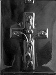 Medium Cross With Flowers Mold - Lpr038
