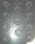 1-7/8" 25 Round Mint Mold (90-11329)