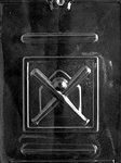 Baseball Home Plate & Bats Mold - Lps053