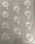 1-3/8" 50 Scrolled Mint Mold (90-11354)