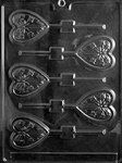 Starburst Heart Lolly Mold - Lpv027