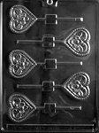 Flower Heart Lolly Mold - Lpv072