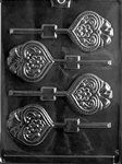 Heart With Bow Lolly Mold - Lpv074