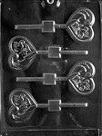 Fancy Heart Lolly Mold - Lpv076