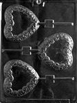 Heart With Flowers Lolly Mold - Lpv094