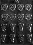 Bite Size Hearts & Cupids Mold - Lpv095