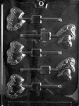 Small Double Heart Lolly Mold - Lpv101