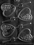 Heart With Bouquet Lolly Mold - Lpv114