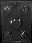 Heart Bar Assortment Mold - Lpv154