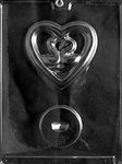 Stand Up Swans In Heart Mold - Lpw014