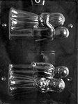 5" Bride And Groom 3D Mold - Lpw038