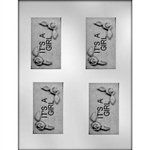3-5/8" Baby Girl Card Mold (90-11577)