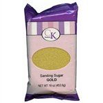 Gold Sanding Sugar - 16 Ounce