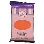 Orange Sanding Sugar - 16 Ounce