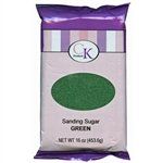 Green Sanding Sugar - 16 Ounce