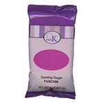 Fuchsia Sanding Sugar - 16 Ounce
