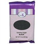 Black Sanding Sugar - 16 Ounce