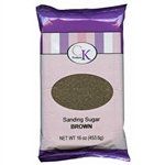 Brown Sanding Sugar - 16 Ounce