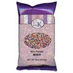 Non-Pareils Mixed Candy Topping- 16 Ounce (78-340M)