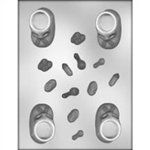 2-1/2" Booties With Accessories Mold (90-11590)