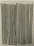 4" Gray Paper Twist Ties - 50 Pack