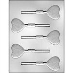 Textured Heart Sucker Mold (90-1216)