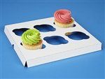 10X10 White Cupcake Box Insert