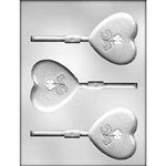 Heart With Flower Sucker Mold (90-1222)