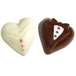 Bride & Groom Mini Hearts Mold - Mm0223