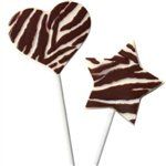 Zebra Hearts & Star Pops Mold - Mm0262