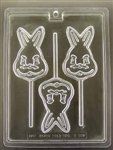 Bunny Head Pop Mold - Ece820