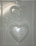 Dove Heart Pour Box Mold - Ecv1088