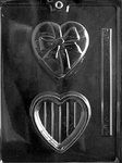 Heart With Bow Pour Box Mold - Lpv084