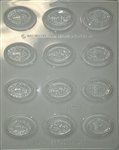 Christmas Assortment Ovals Mold - IL243