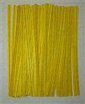4" Yellow Twist Ties - 100 Pack