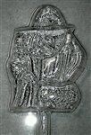 Witch With Cauldron Sucker Mold - Il679